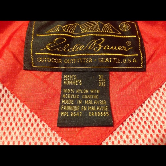 Men's Eddie Bauer Red Jacket - Picture 5 of 5